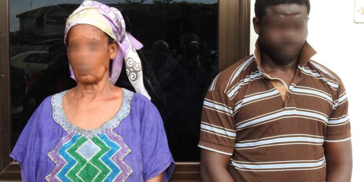 Police arrest mother and son, seize 147 parcels of suspected Indian hemp and Tramadol in Dormaa Ahenkro