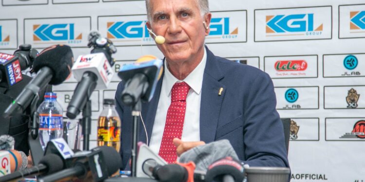 Carlos Queiroz to address media ahead of 2027 AFCON qualifiers