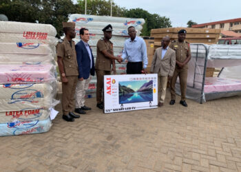 Melcom donates mattresses, appliances to Tema Regional Fire Command