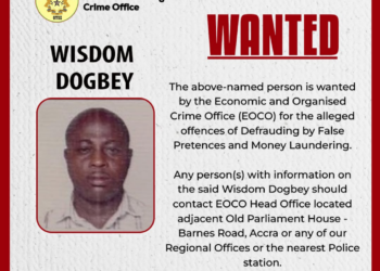 EOCO declares Wisdom Dogbey wanted over alleged fraud, money laundering