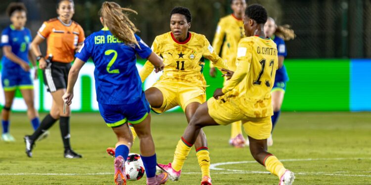 Adarkwa proud of Black Maidens despite Brazil draw