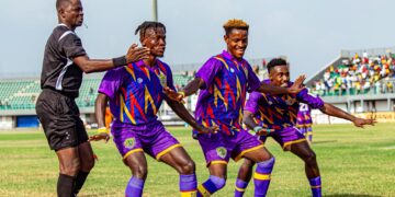 GPL: Frank Duku strike secures Hearts of Oak narrow win over Port City FC