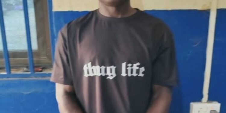 Police arrest man captured in viral video assaulting wife at Agona Nkwanta