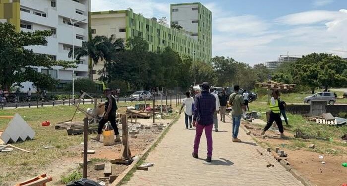 Ayawaso West Assembly clears emerging unauthorised market at Tetteh Quashie roundabout