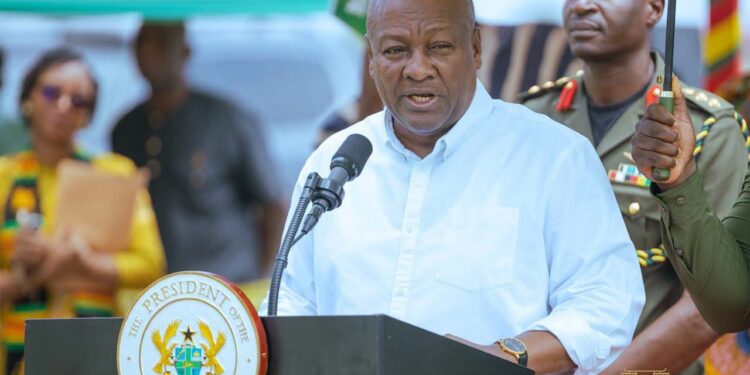 President Mahama cuts sod for Afienya industrial park