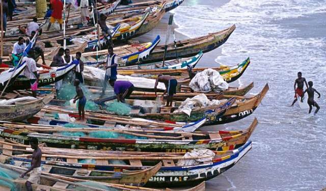 Police search for missing fishing canoe and seven crew members