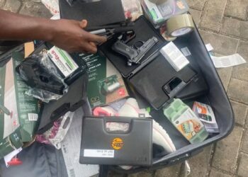 Undeclared pistols, Blank cartridges seized at Takoradi integrated terminal