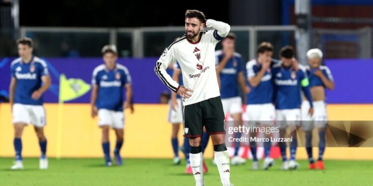 UCL: Bruno Fernandes questions Carrick’s tactics after Man United’s heavy defeat to Como