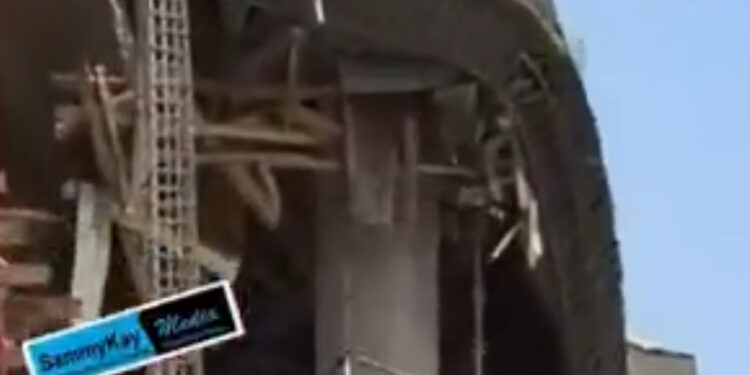 Church building collapses on eight workers at Klagon-Lashibi